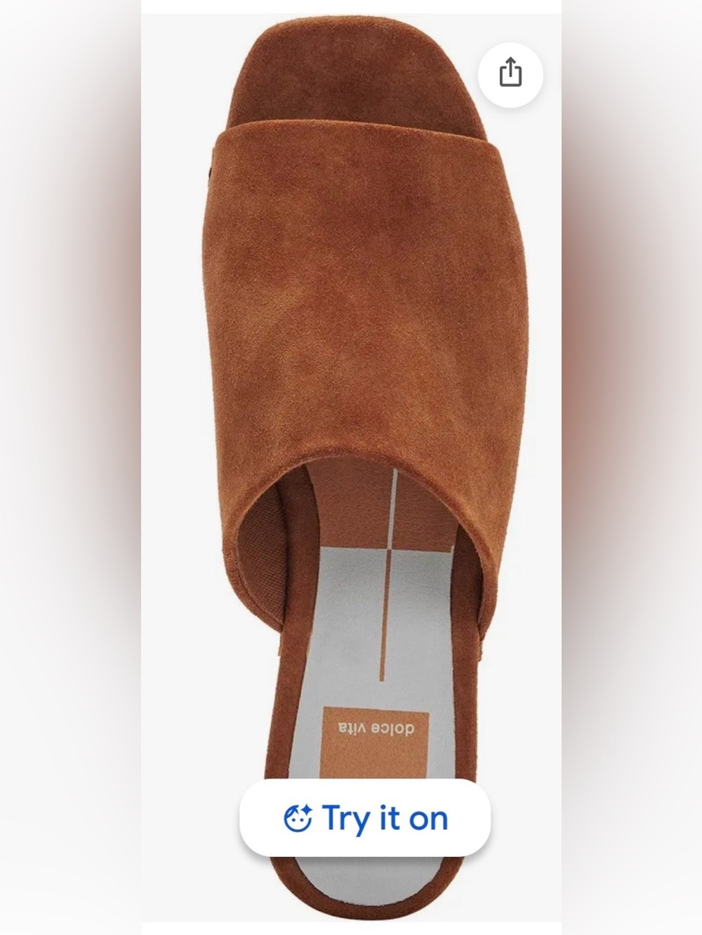 Dolce Vita Dorado Saddle Suede Platform Slide Mules - Picture 3 of 14